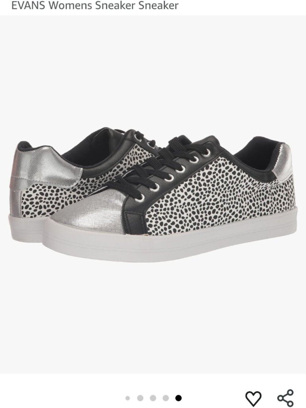 Evans Shaza Extra Wide Women's US Size 8.5W Leisure Sneaker Comfort Lightweight